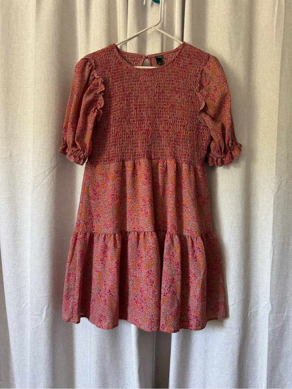 Wild Fable Pink Floral Mini Dress